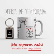 Sublimación | Oferta de temporada | Taza + Llavero personalizados a tu gusto
