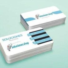 Tarjetas De Presentación Puntas Redondeadas 200 un