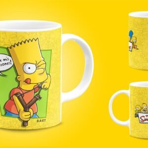 Taza The Simpsons y Nombre Personalizado