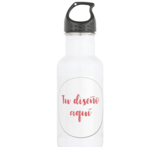 Botella con Pajilla personalizada 600ml