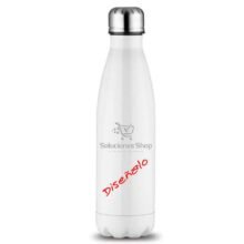Botella de acero inoxidable 500ml y termoaislante