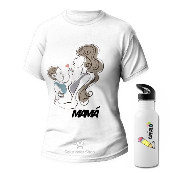 Botella personalizada mas camisa Promoción