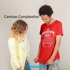 Camiseta de Hombre y Mujer para Regalo de cumpleaños