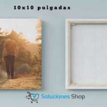 Canva con tensado en bastidor (10x10 Pulgadas )