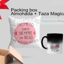 Packing box | Almohada y taza mágica en caja de regalo