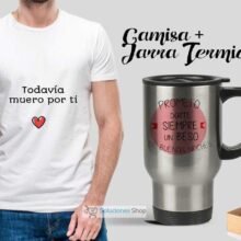 Packing box | Camisa y Jarro Térmico silver| En caja de regalo