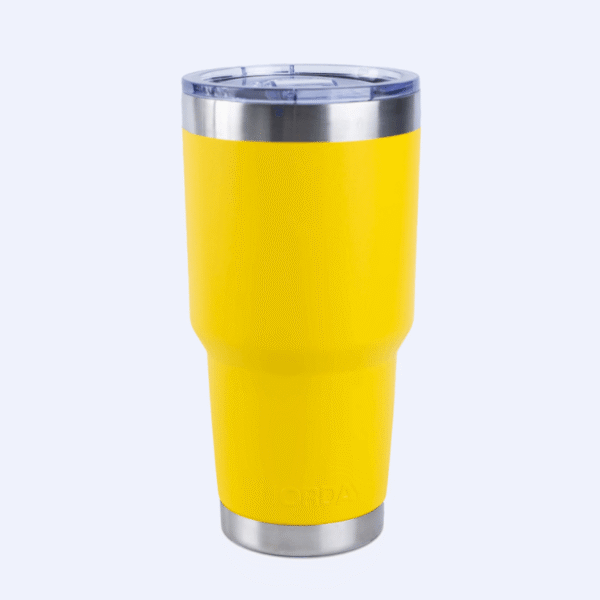 Tumblr térmico Amarillo de 30 oz | Grabado láser