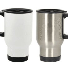 Set Jarro térmico Mug Térmico Blanco de doble pared