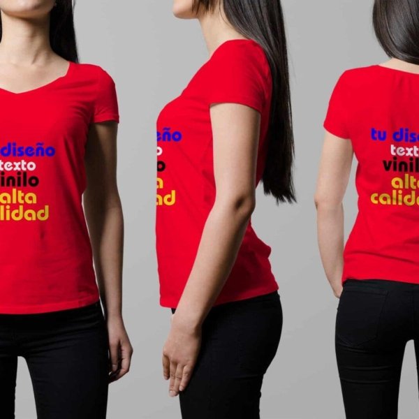 Blusa colores personalizada con vinilo│Algodón o Poliester