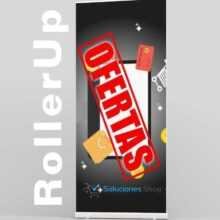 RollerUp Estructura + Impresión en lona 85cmx200cm