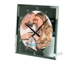 Reloj de cristal personalizado