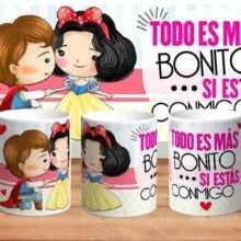 Diseños exclusivos TAZAS PRINCESAS