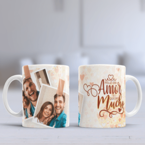 Tazas con diseño de Amor y Amistad Personalizadas