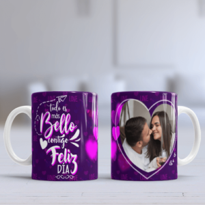 Tazas con diseño de Amor y Amistad Personalizadas