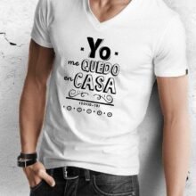 Camisa de algodón personalizada en vinilo textil