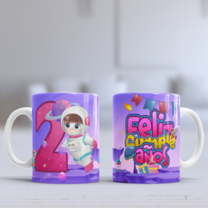 Taza Personalizada | Cumple Espacial Niña