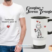 Packing box | Camisa y Jarro Térmico blanco | En caja de regalo