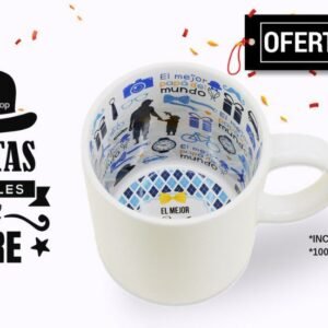 Taza con fondo grabado (Padres) Personalizada a tu gusto