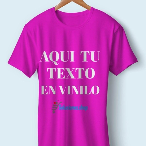 Camisetas personalizadas en vinilo