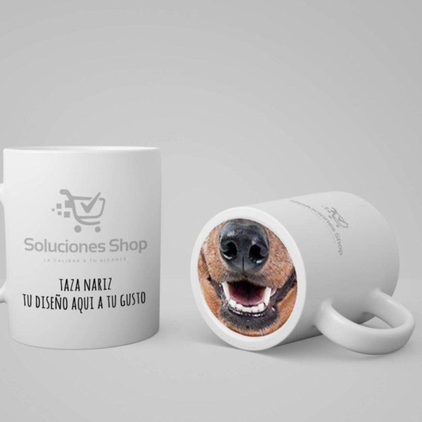 Taza nose animal/ Taza nariz graciosa / Taza de 11oz personalizada
