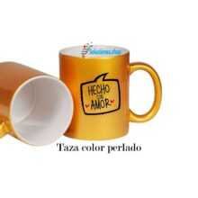 Taza de alta calidad color Oro Personalizada