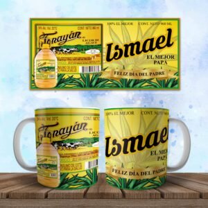 Taza con diseño de Marca de bebidas | Con mensaje personalizado