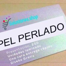 Tarjetas de Presentación Perladas
