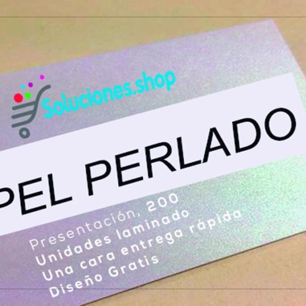 Tarjetas de Presentación Perladas