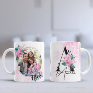 Taza Diseños día de las madres con letras A a la Z | Con caja de regalo