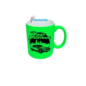 Taza Neón Verde Personalizado