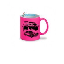 Taza Neón Fucsia Personalizada de alta calidad