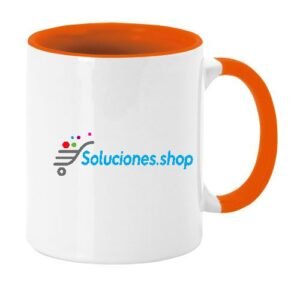 Taza personalizada con fondo de color