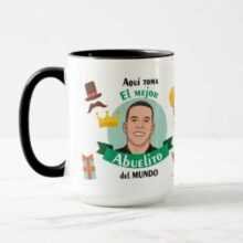 Taza caricatura de Abuelo de 15oz