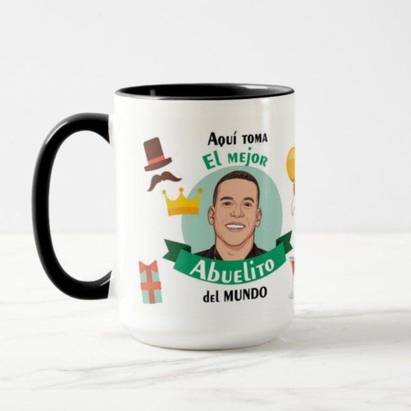 Taza caricatura de Abuelo de 15oz