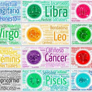 Taza con diseño de signo zodiacal personalizada