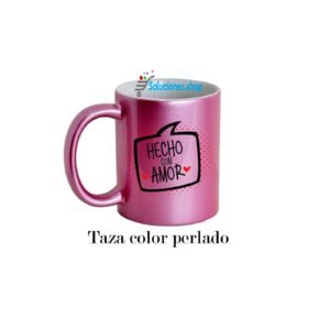 Taza de alta calidad color Fucsia Personalizada