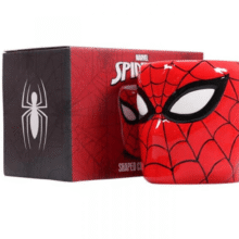 Taza forma de cara Spiderman | Calidad