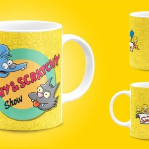 Taza The Simpsons y Nombre Personalizado