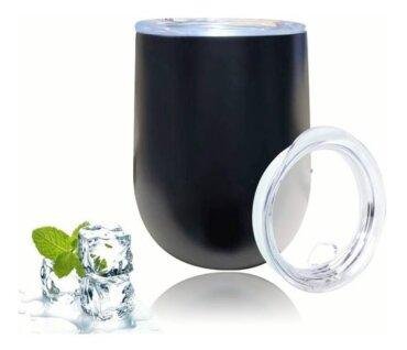 Vaso Vino 12oz Acero inoxidable Grabado Láser