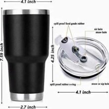 Vaso térmico tipo Yeti de 30oz Acero inoxidable (2)