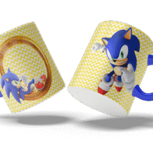 Nuevos Diseños para tazas de SONIC | Tazas personalizadas Colecionables