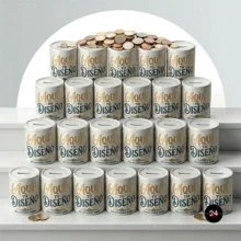 Alcancía Cilíndrica de Cerámica Personalizada (11oz) – Lote Empresarial (24+ unidades)