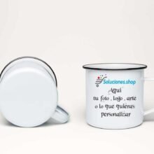 Taza de Enamel el borde del acero inoxidable Articulo Personalizado