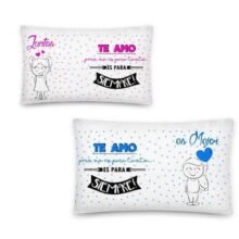 Pareja de almohadas diseños temáticos/Juego de almohadas 20X30, con relleno anti deformable