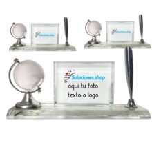 Reconocimiento Vidrio Mundo Lapiz│Articulo Personalizado