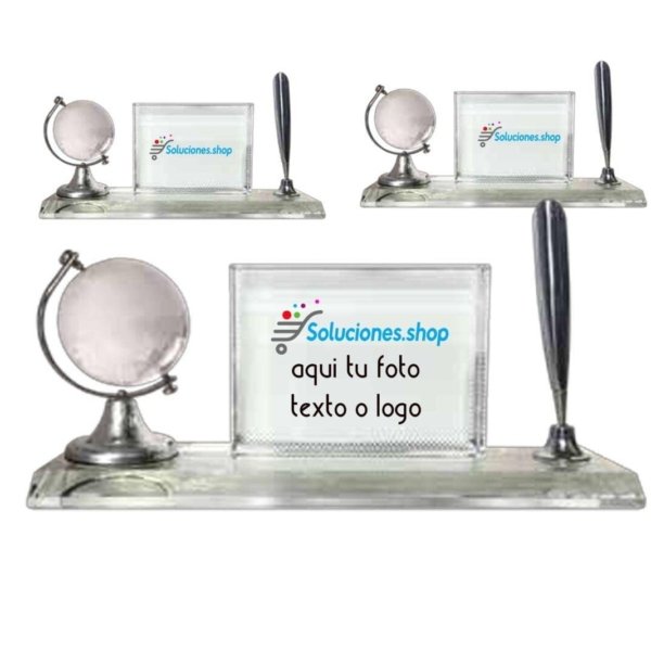 Reconocimiento Vidrio Mundo Lapiz│Articulo Personalizado