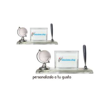 Reconocimiento Vidrio Mundo Lapiz│Articulo Personalizado