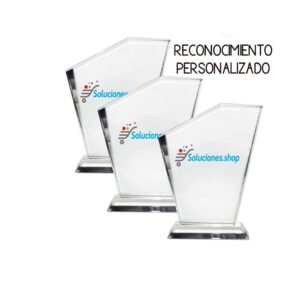 Reconocimiento vidrio Triangular│Artículos Personalizados