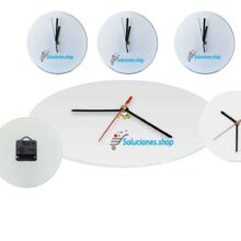 Reloj vidrio de Pared 20cm│Artículos Personalizados