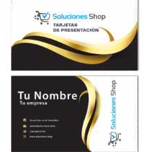 Tarjetas de Presentación Personales o de negocios - Soluciones Shop® Tienda Oficial